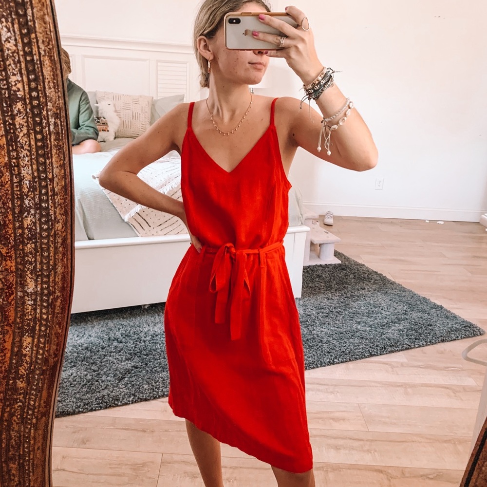 Knee length dress